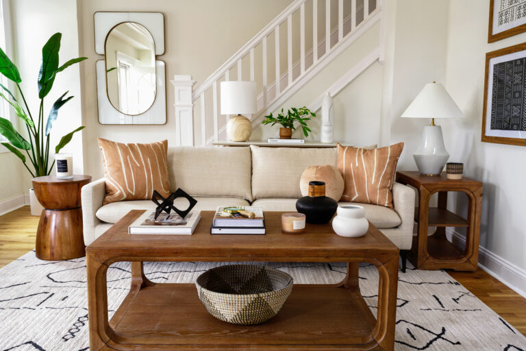Bohemian style living room design